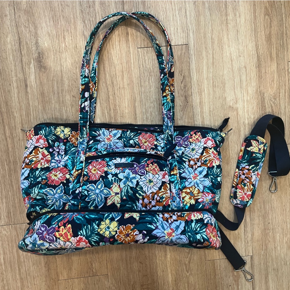Vera Bradley Deluxe Travel Tote Bag